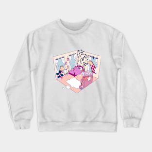 snoozing. Crewneck Sweatshirt